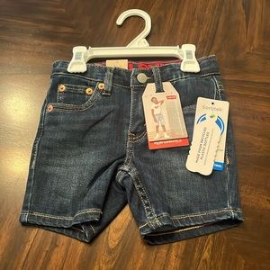 Brand New with tags! Levi's Baby boy shorts! Dark wash